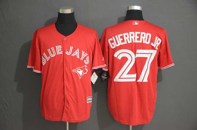 Blue Jays 27 Vladimir Guerrero Jr. Red Cool Base Jersey,We sell and wholesale Blue Jays 27 Vladimir Guerrero Jr. Red Cool Base Jersey on line form chian!